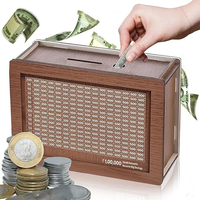Wooden Piggy Bank